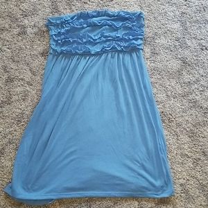 Strapless Swimsuit Cover Up Dress